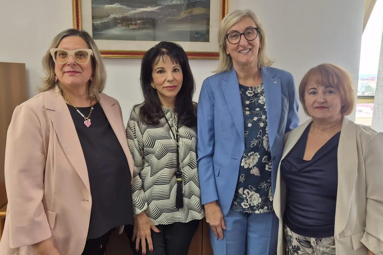 Le tre direttrici assieme alla direttrice generale della Asl 5 Grazia Cattina (foto Asl)