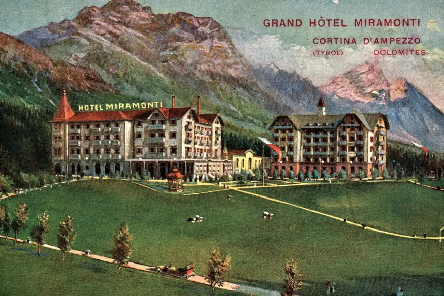 Una cartolina d'epoca