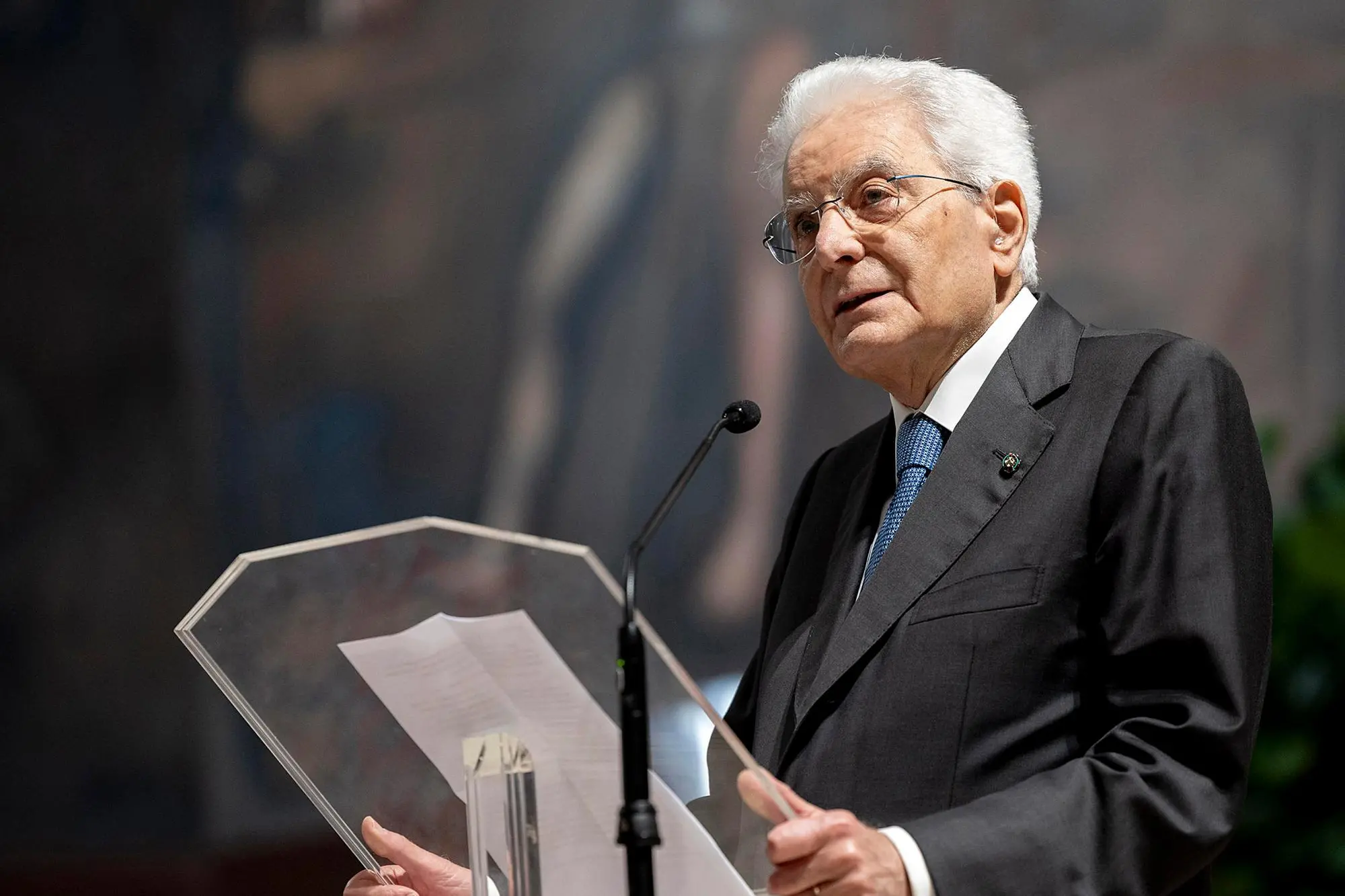 Sergio Mattarella (Ansa)