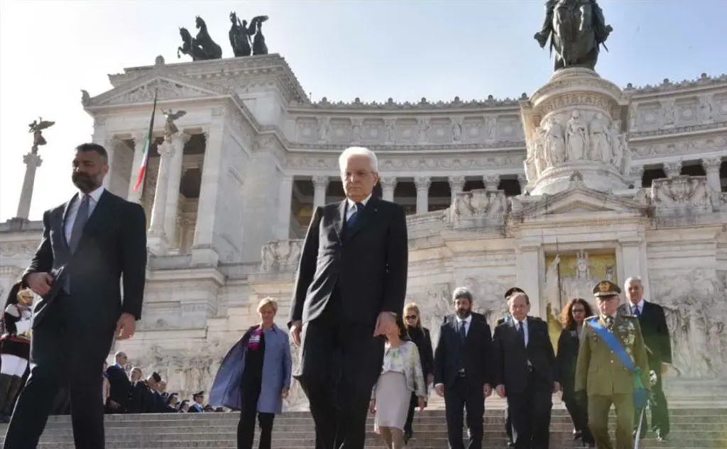 Il presidente della Repubblica apre le celebrazioni del 25 aprile a Roma