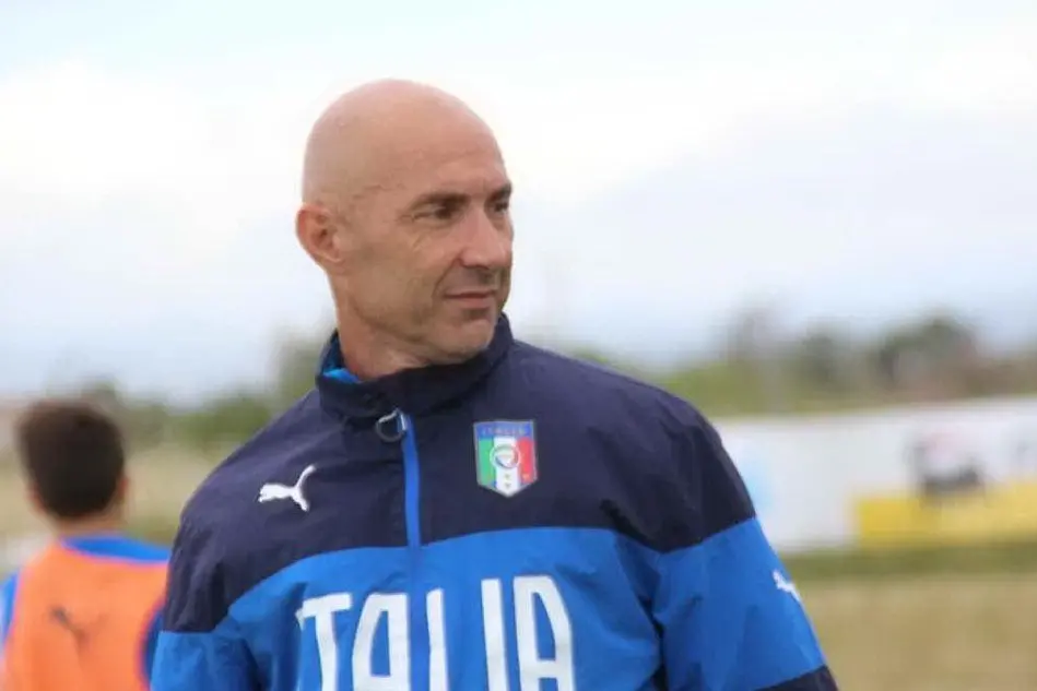 Maurizio Nulchis, allenatore della Tharros (foto L'Unione Sarda - Pala)