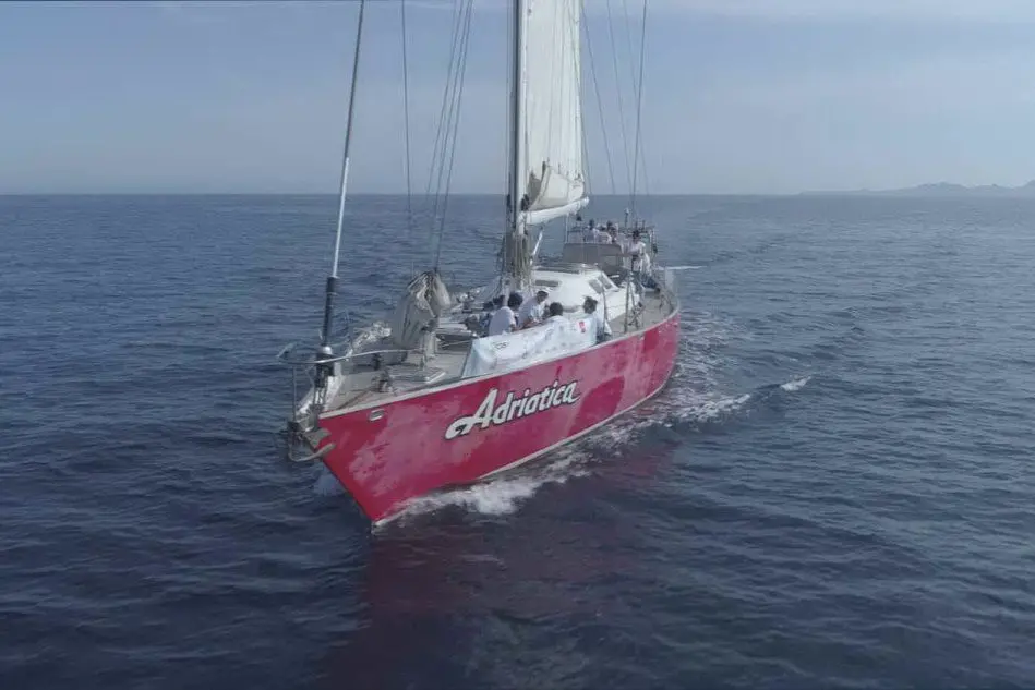 La barca a vela Adriatica