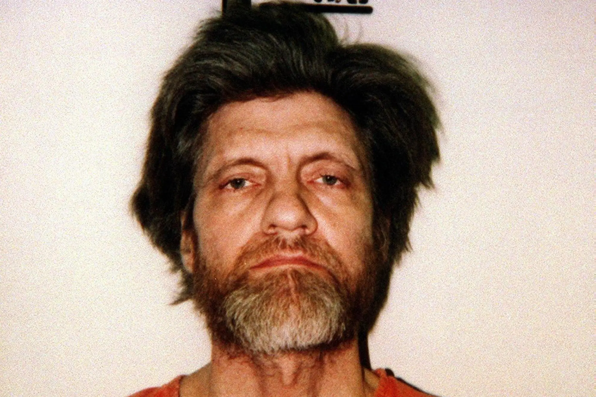 Picture released 05 April 1996 by the Lewis and Clark jail shows Theodore Kaczynski in Helena, Montana. Theodore Kaczynski, who was accused of a 17-year bombing spree, was sentenced 04 May at Sacramento County Federal Court to three consecutive life sentences for killing three people and maming others during 18 years of letter bombings. Ansa /LEWIS AND CLARK JAIL