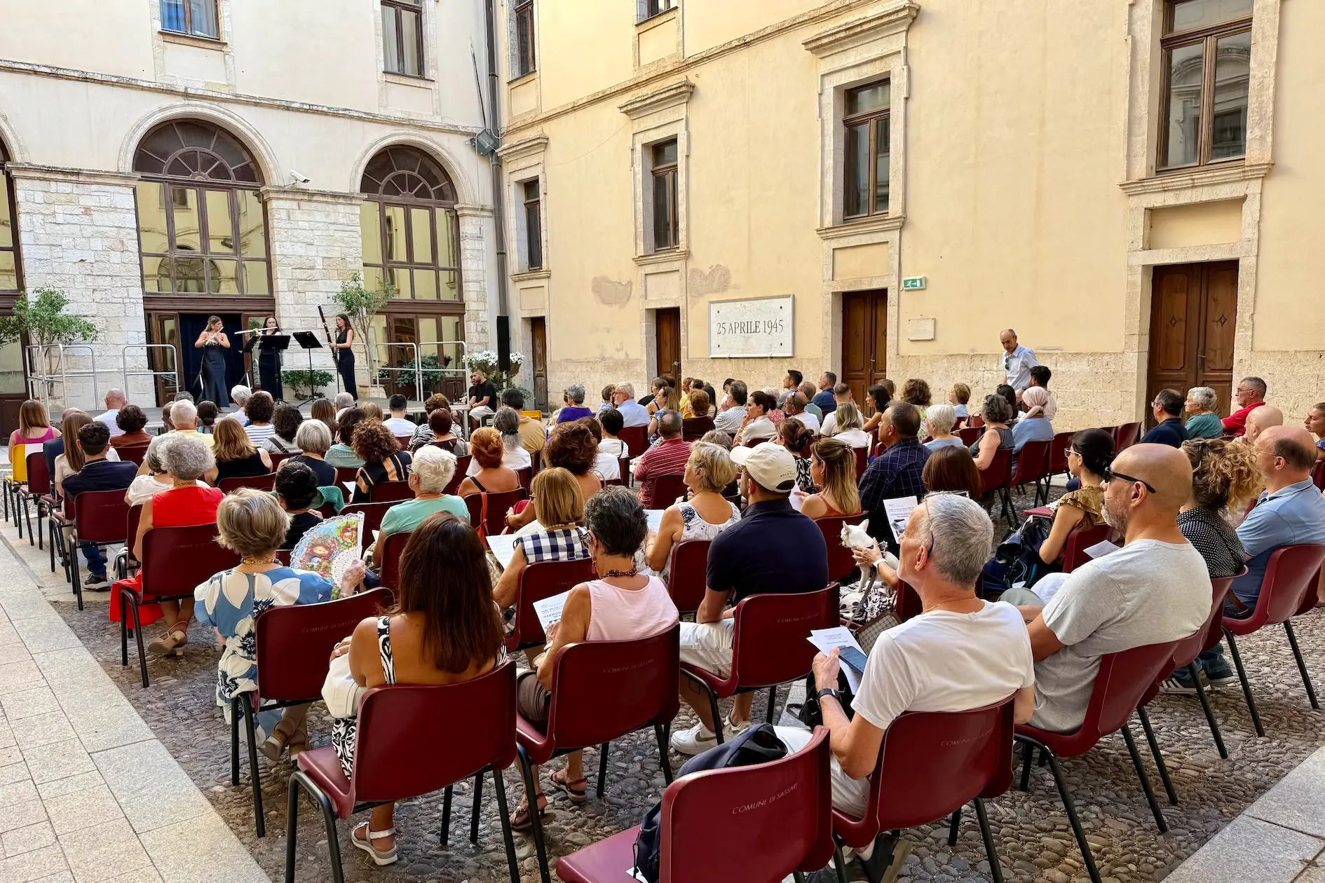 Un concerto a Palazzo Ducale di Sassari