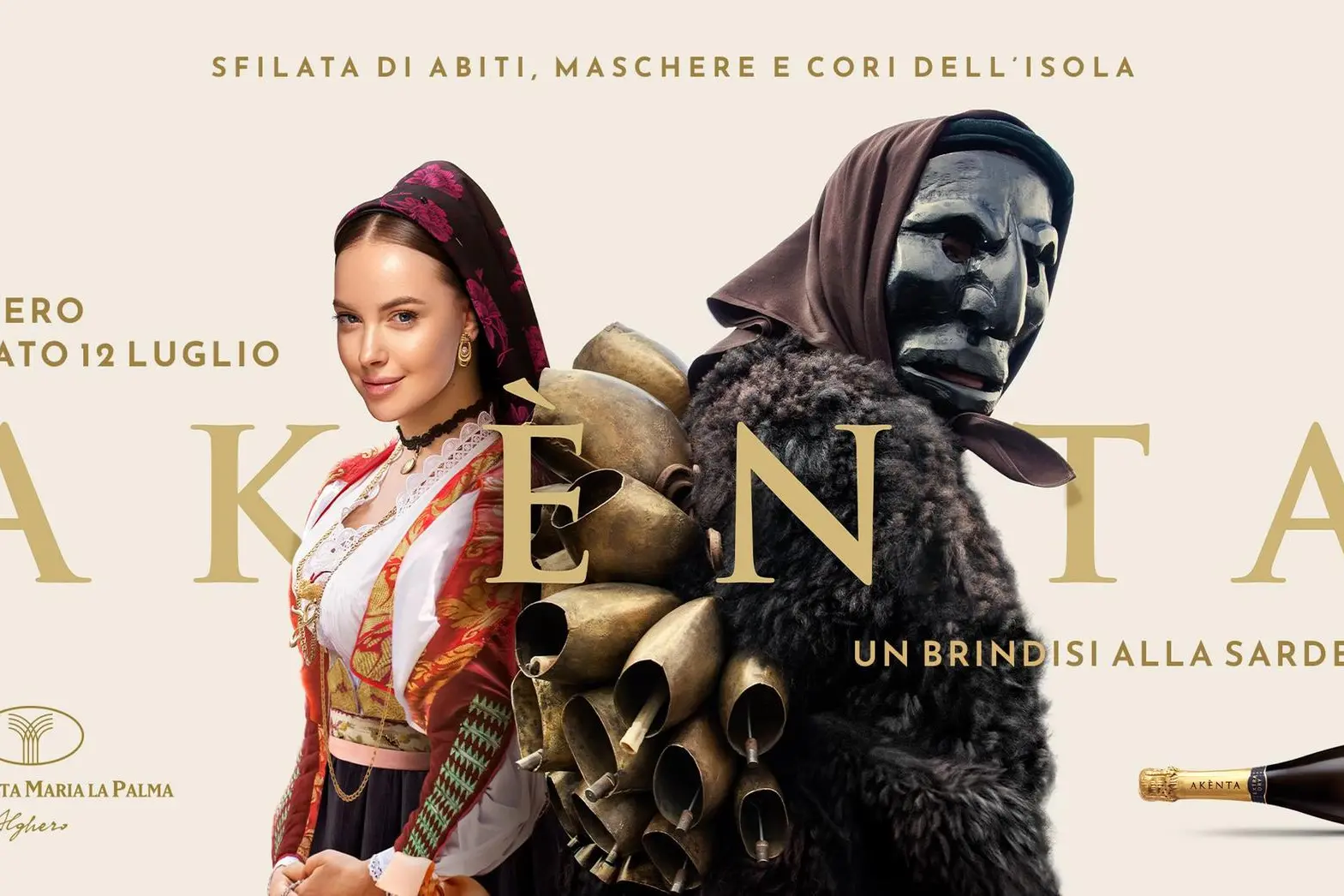 La locandina di "Akenta, un brindisi alla Sardegna"