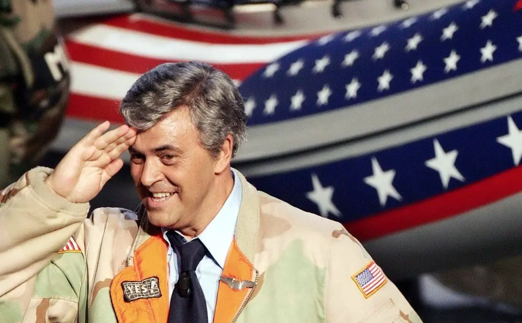 Crozza nei panni di George Bush