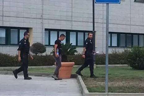Gusinu all'uscita dal pronto soccorso