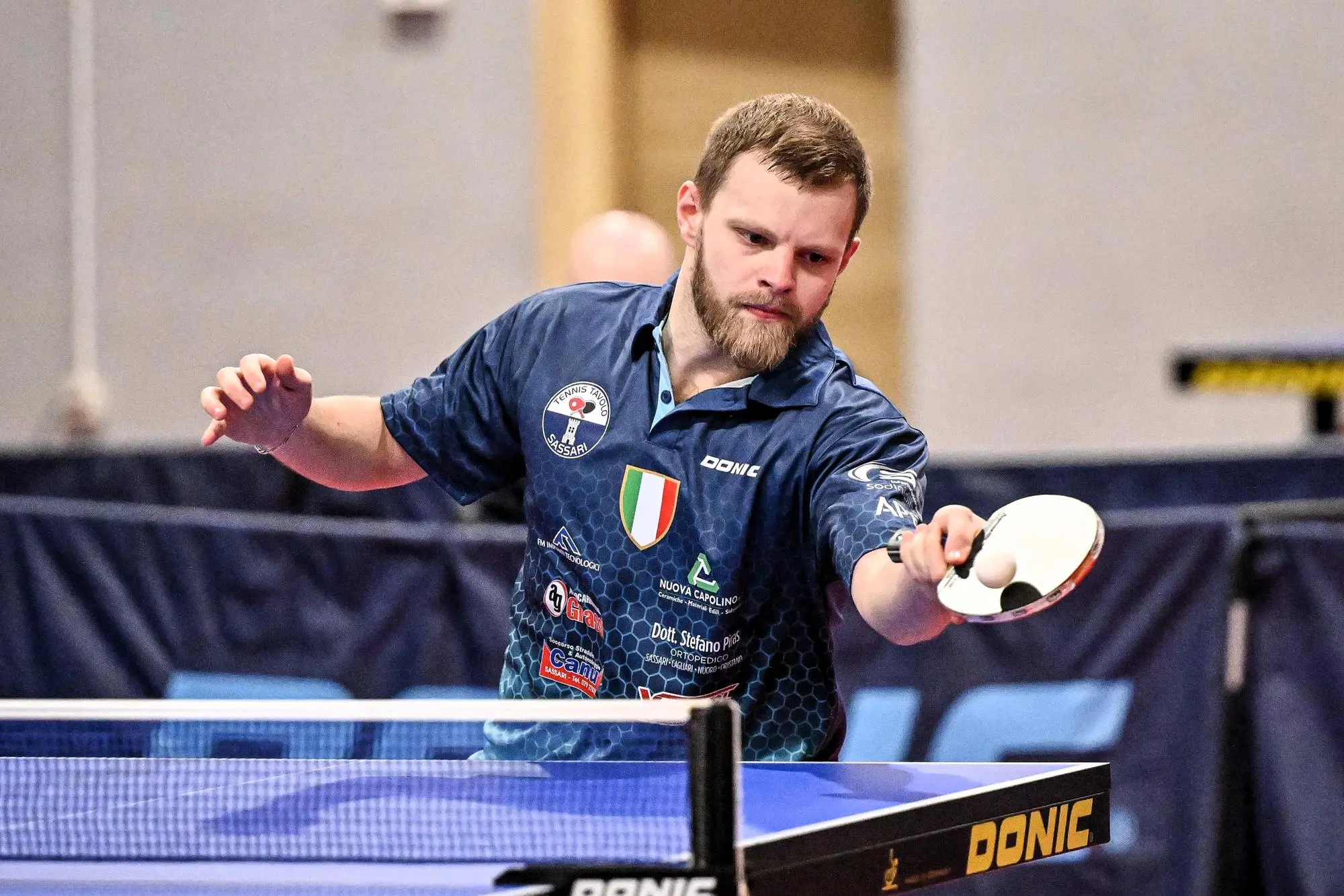 Nikita Artemenko, una vittoria e una sconfitta sabato con la Bagnolese (Foto concessa Ufficio Stampa TT Sassari)