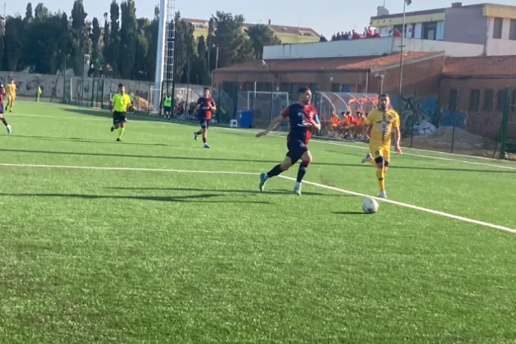 Campo 3 della cittadella sportiva Porto Torres ( foto Pala)