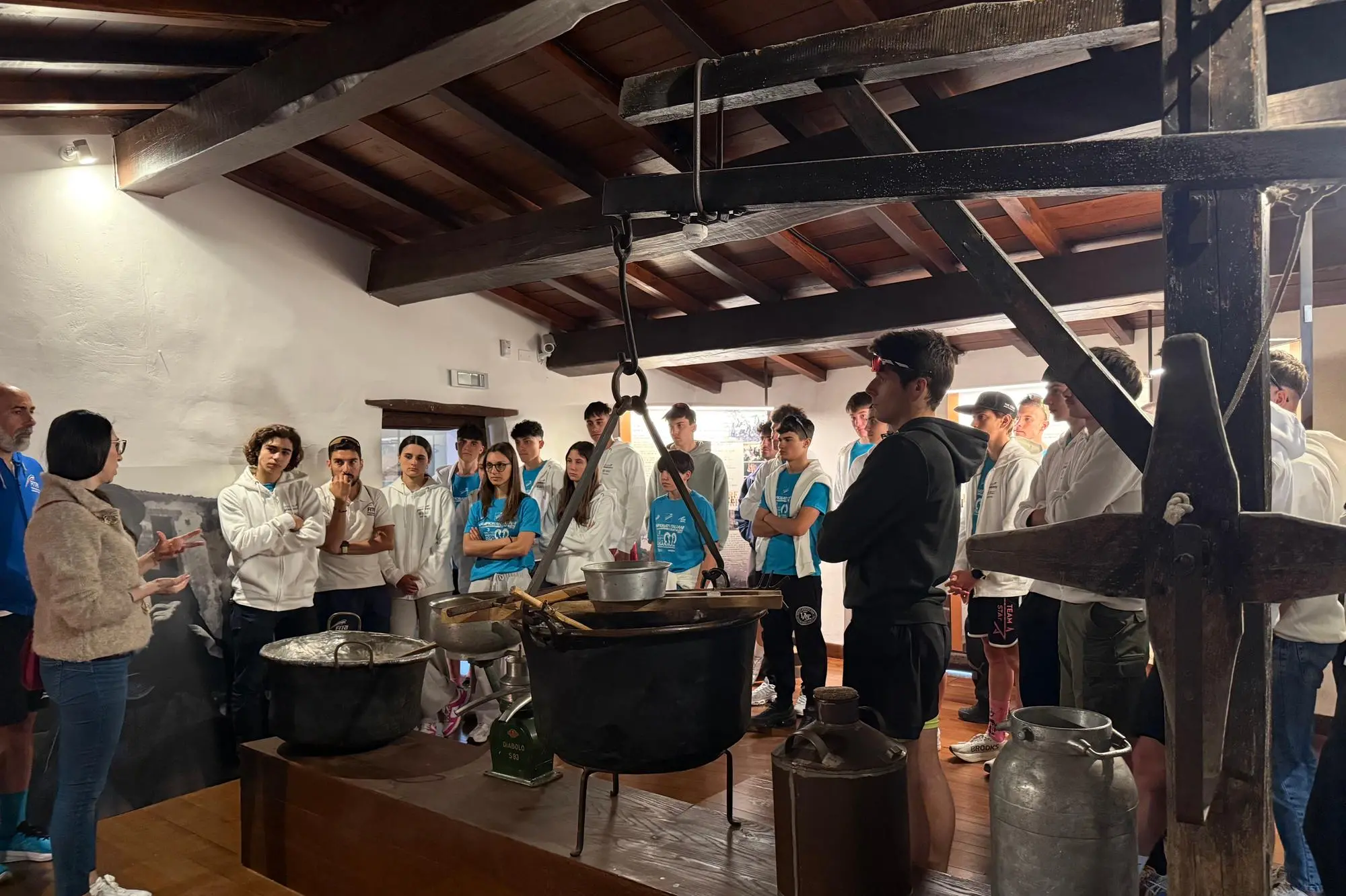 Un momento della visita al Museo (Foto concessa)