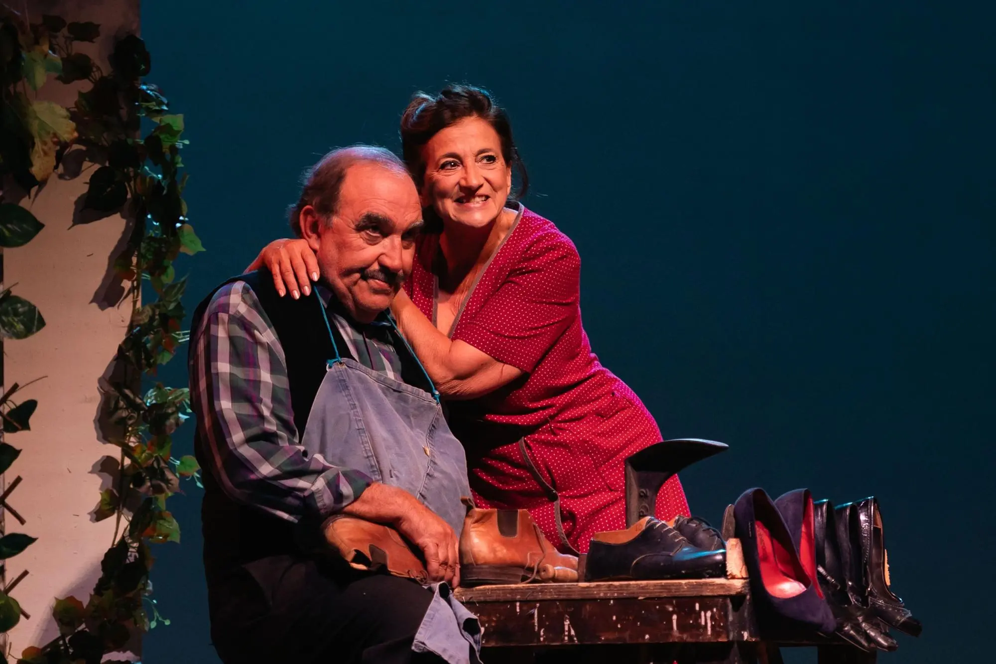 Un'immagine dello spettacolo "Lu viziu di Mastrh'Antoni" (foto concessa da Elisa Casula)