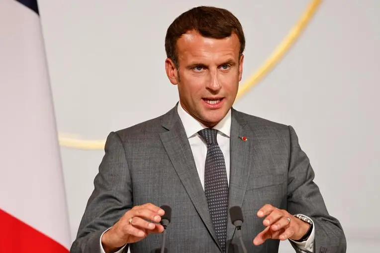 Il presidente francese Emmanuel Macron (Ansa-Epa)