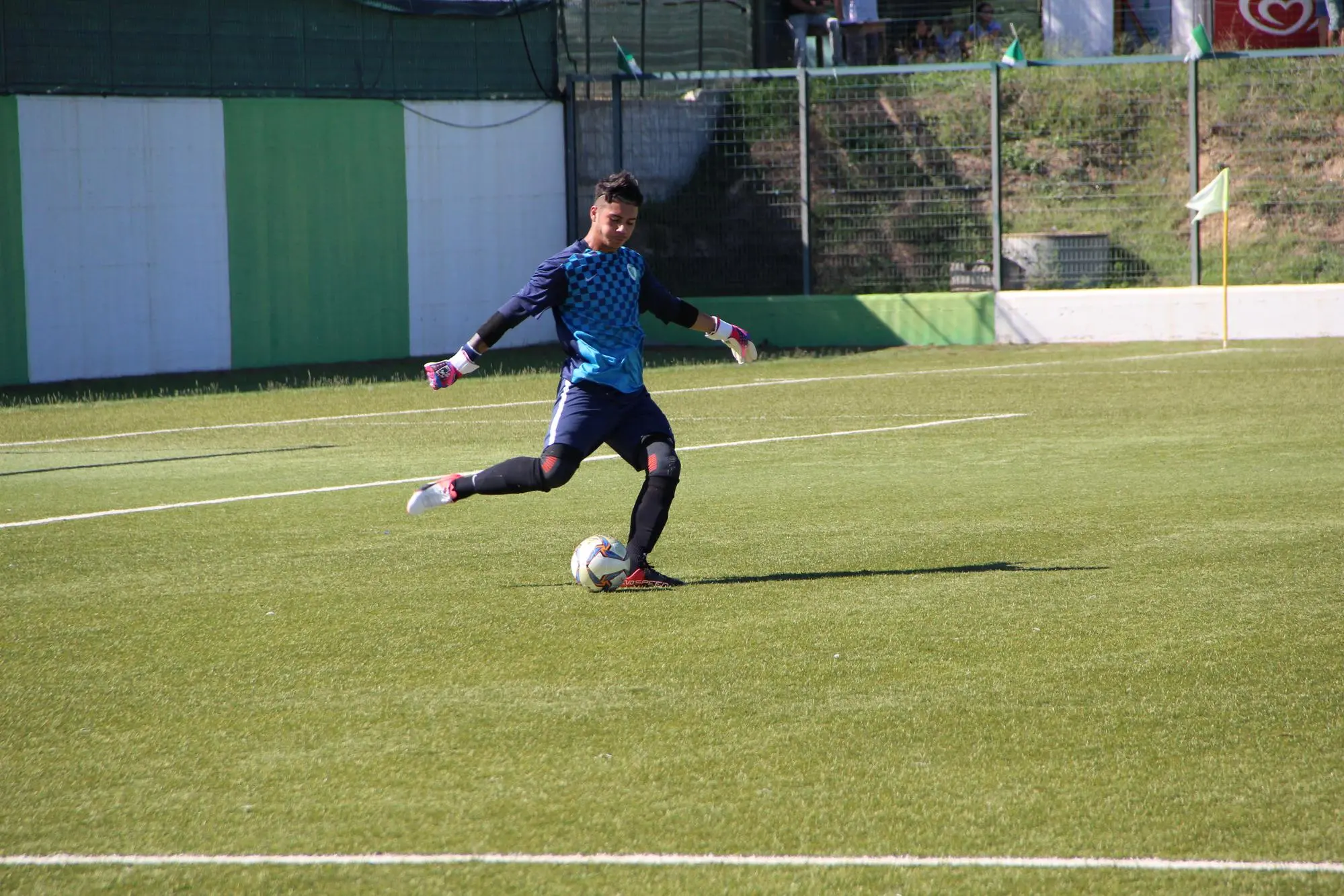 Il portiere Adam Idrissi (foto Andrea Serreli)