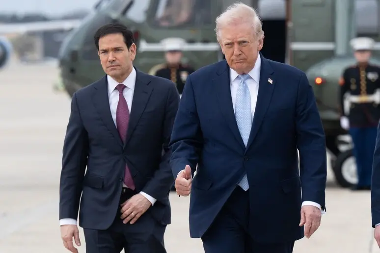 Donald Trump e Marco Rubio (Ansa)