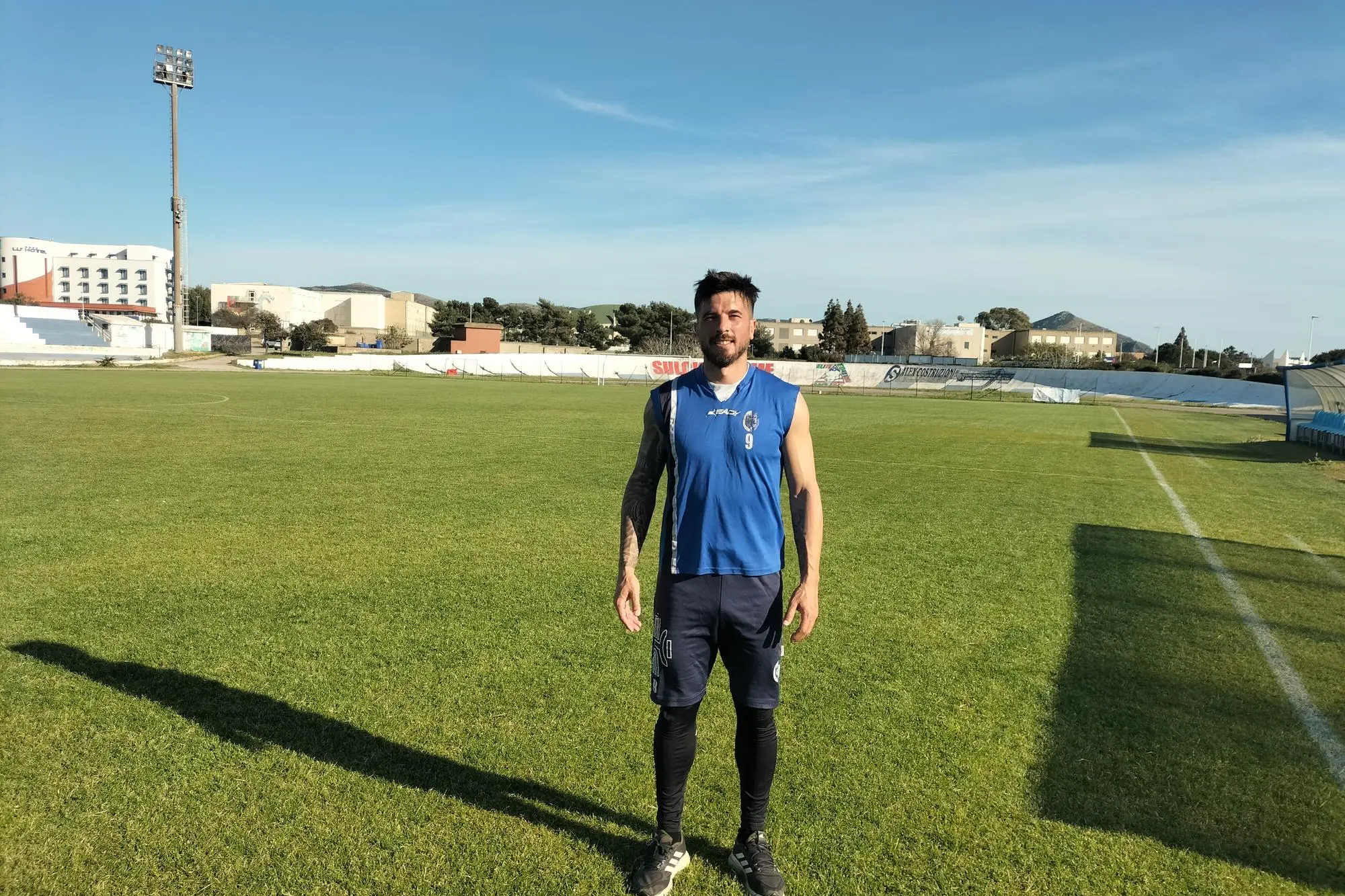 L'attaccante Tomas Pavone. (Scano)