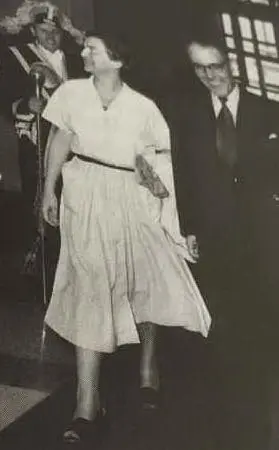 Nadia e Velio Spano a Montecitorio nel 1953