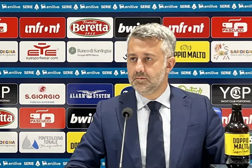 Il Dg del Cagliari calcio, Stefano Melis
