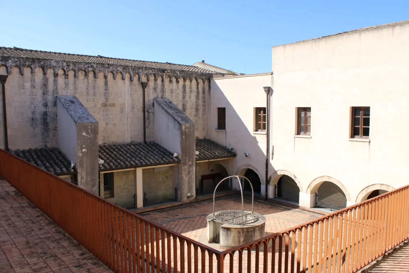 Il chiostro dell'ex Convento dei Cappuccini (foto concessa)