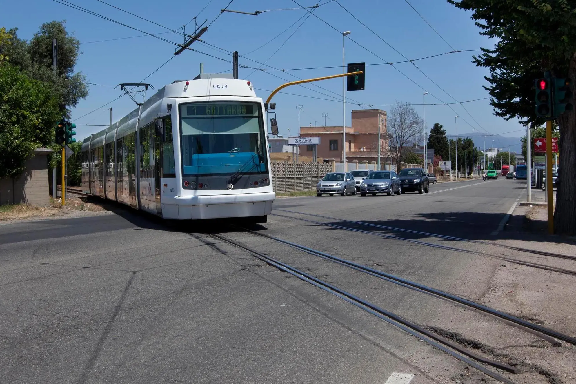 La metropolitana leggera in viale Marconi