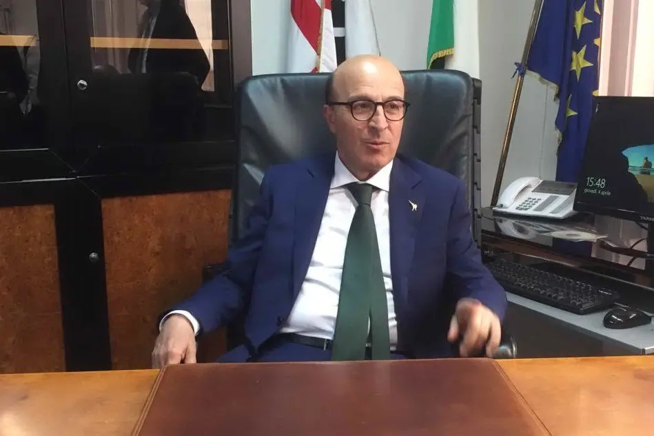 L'assessore Mario Nieddu (L'Unione Sarda)
