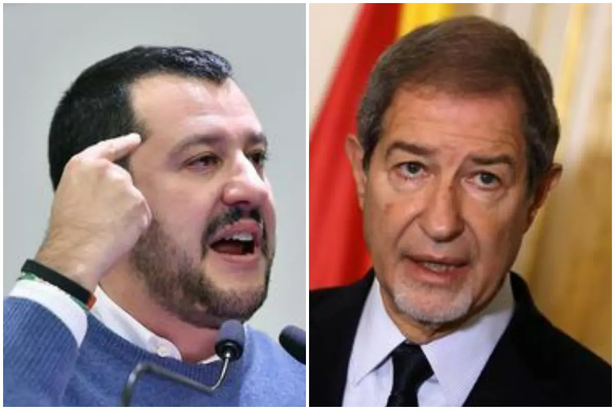 Salvini e Musumeci (Ansa)