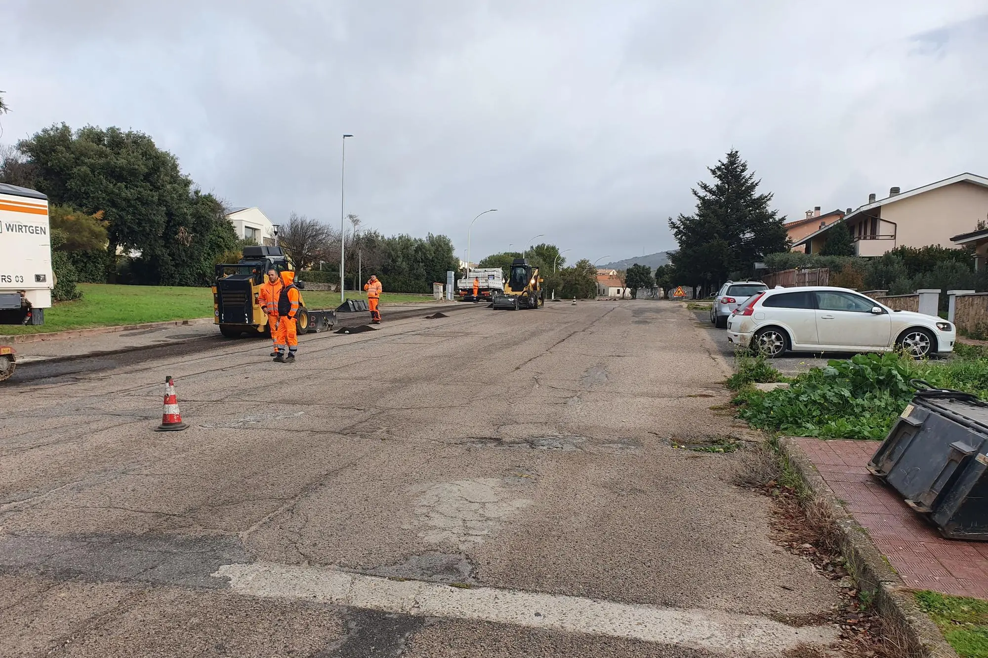 Cantieri aperti a Macomer (foto Oggianu)