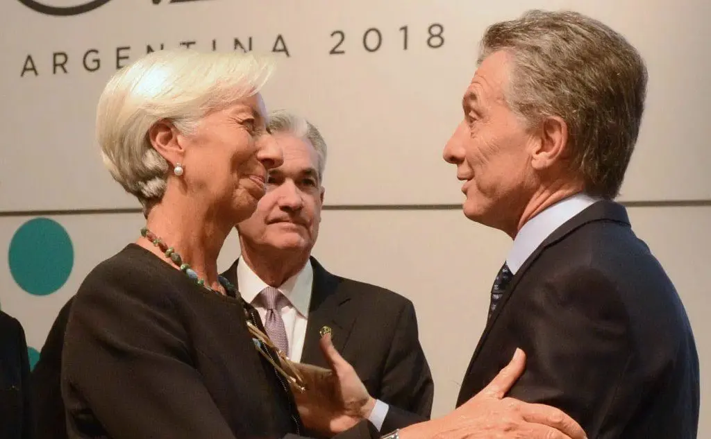 Chrisitine Lagarde ha concluso il meeting del G20. Al suo fianco il presidente argentino Maurizio Macri