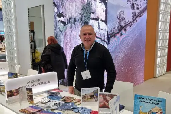 Lo stand Riviera del Corallo a Berlino (foto concessa)