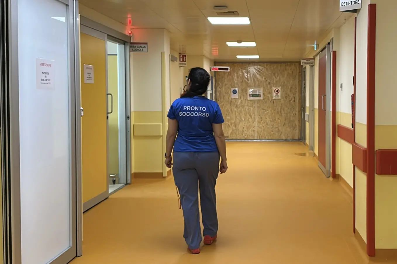 Un'ala del Pronto Soccorso del Policlinico di Monserrato interessata dai lavori