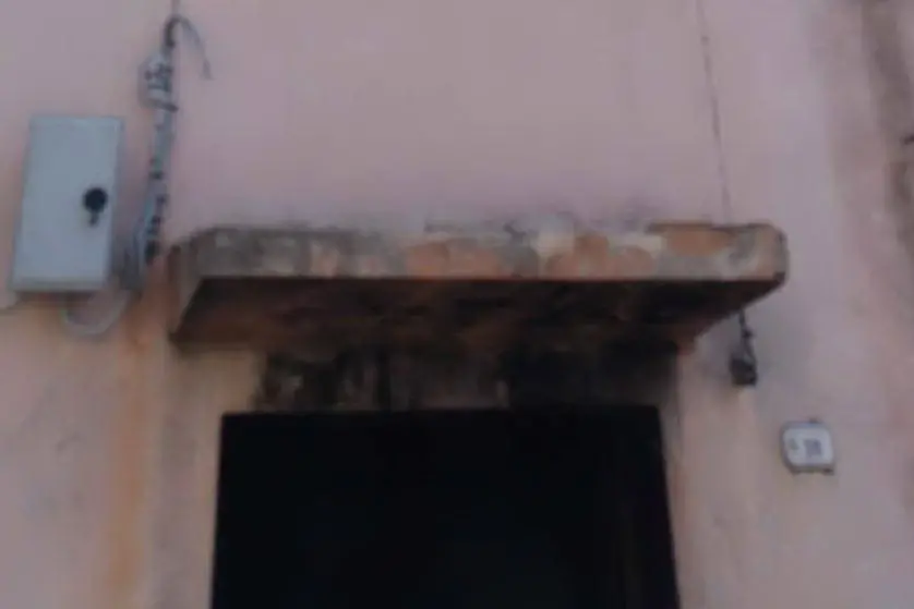 L'ingresso della palazzina