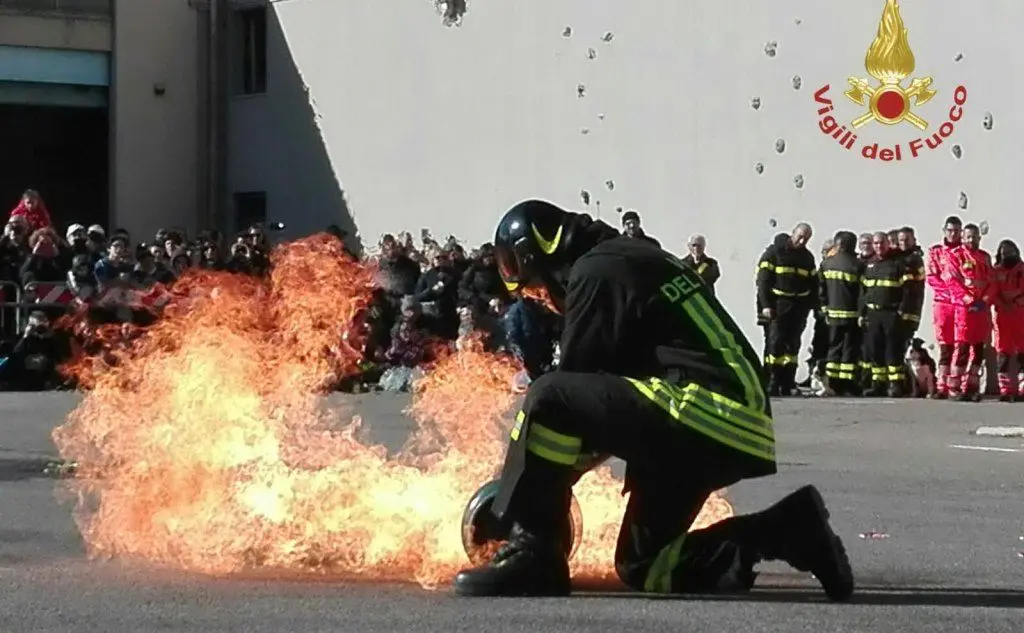 Vigili del fuoco in festa per Santa Barbara