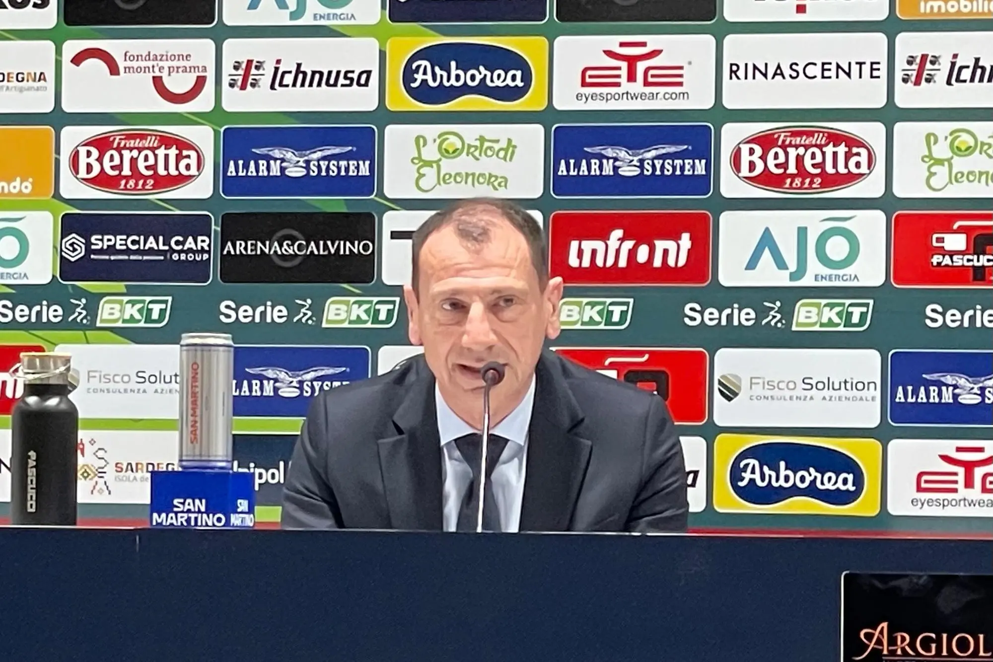Nereo Bonato, da un anno direttore sportivo del Cagliari (foto Spignesi)