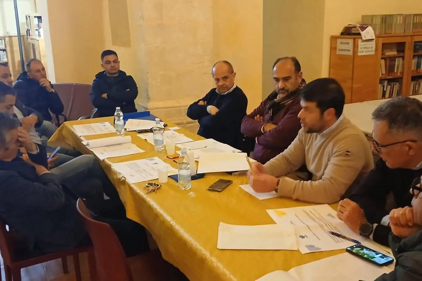 La riunione a Mandas