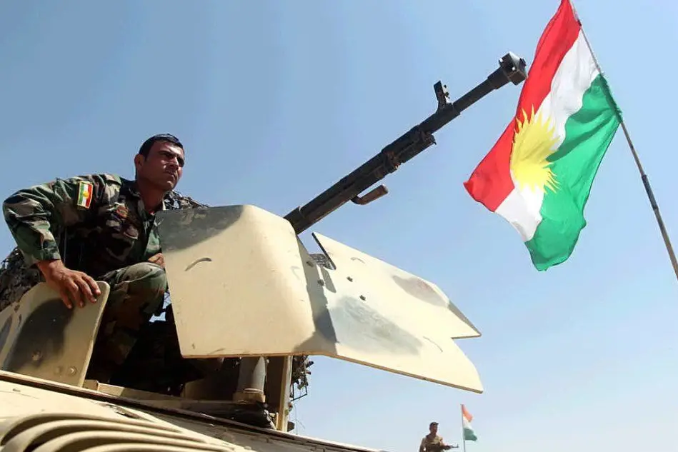 Un guerrigliero curdo in Iraq