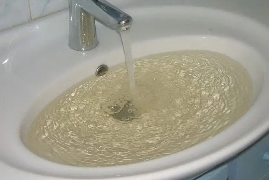 Acqua torbida a Paulilatino