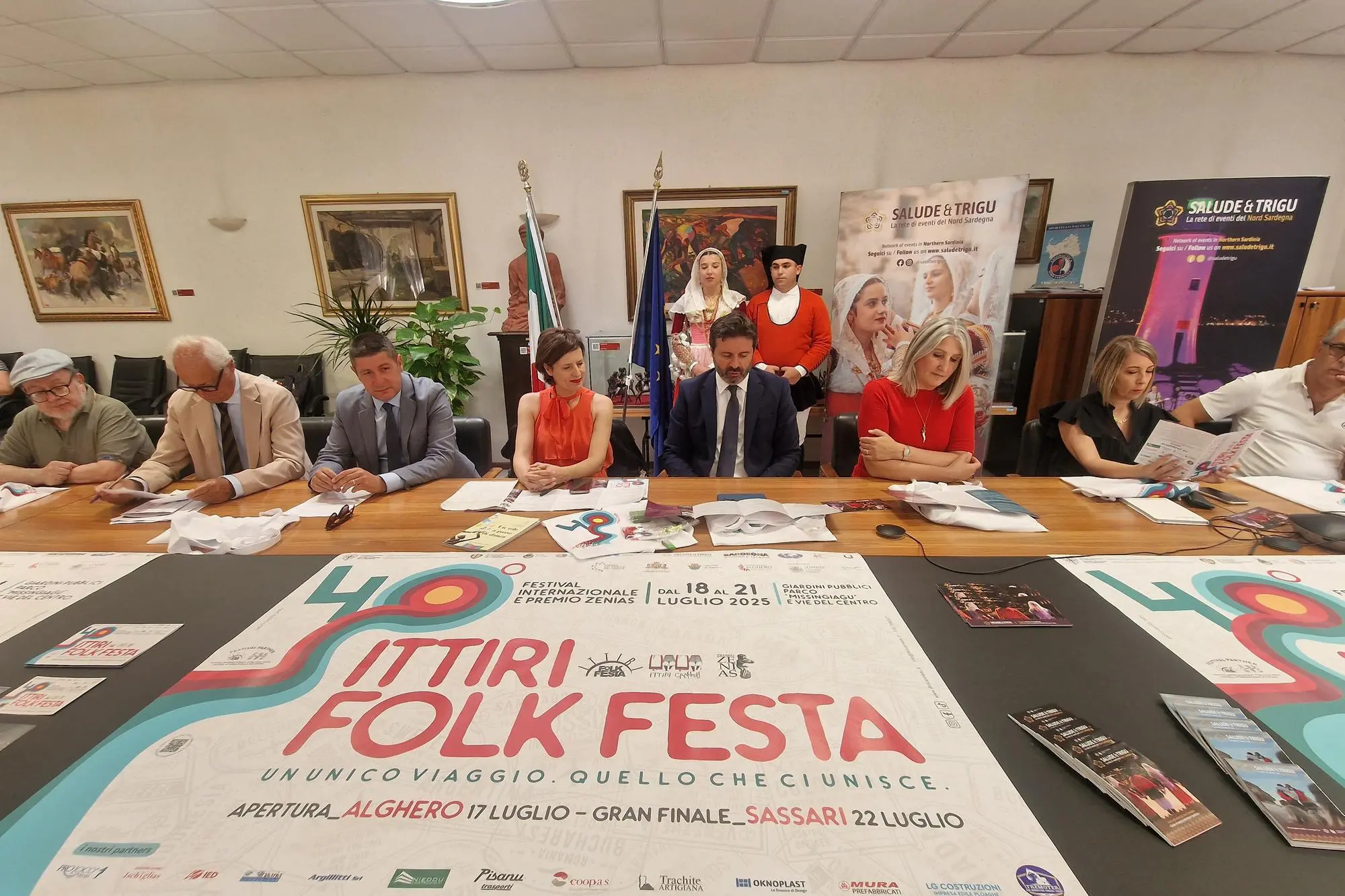 La presentazione di Ittiri Folk Festa (Floris)