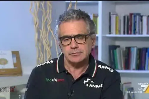 Fabrizio Pregliasco (frame La7)