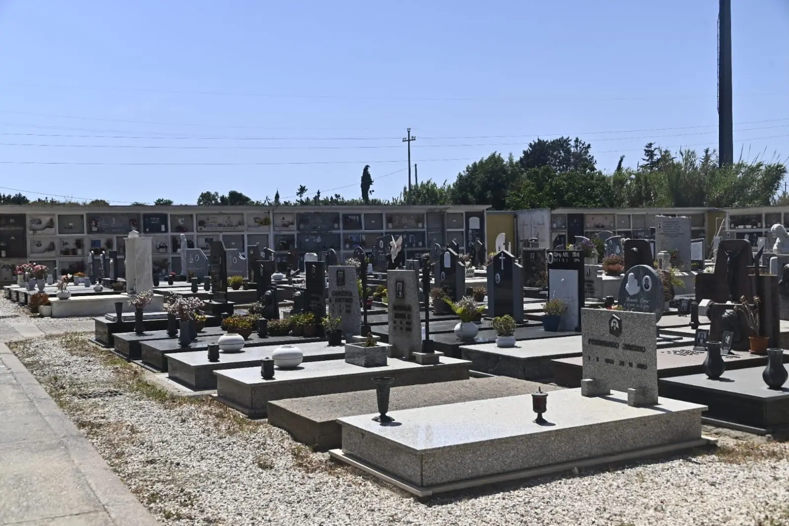 Il cimitero di Zeddiani (Foto Sara Pinna)