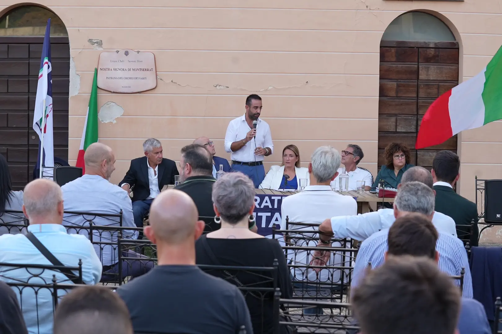 L'evento di Fratelli d'Italia al parco di Monserrato (L'Unione Sarda)