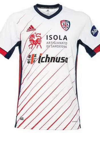 La maglia &quot;Away&quot; (foto @CagliariCalcio)