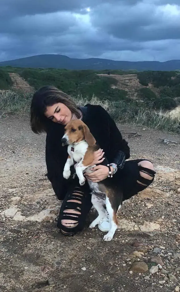 Roberta Dessì da Riola Sardo con il suo amico a quattro zampe