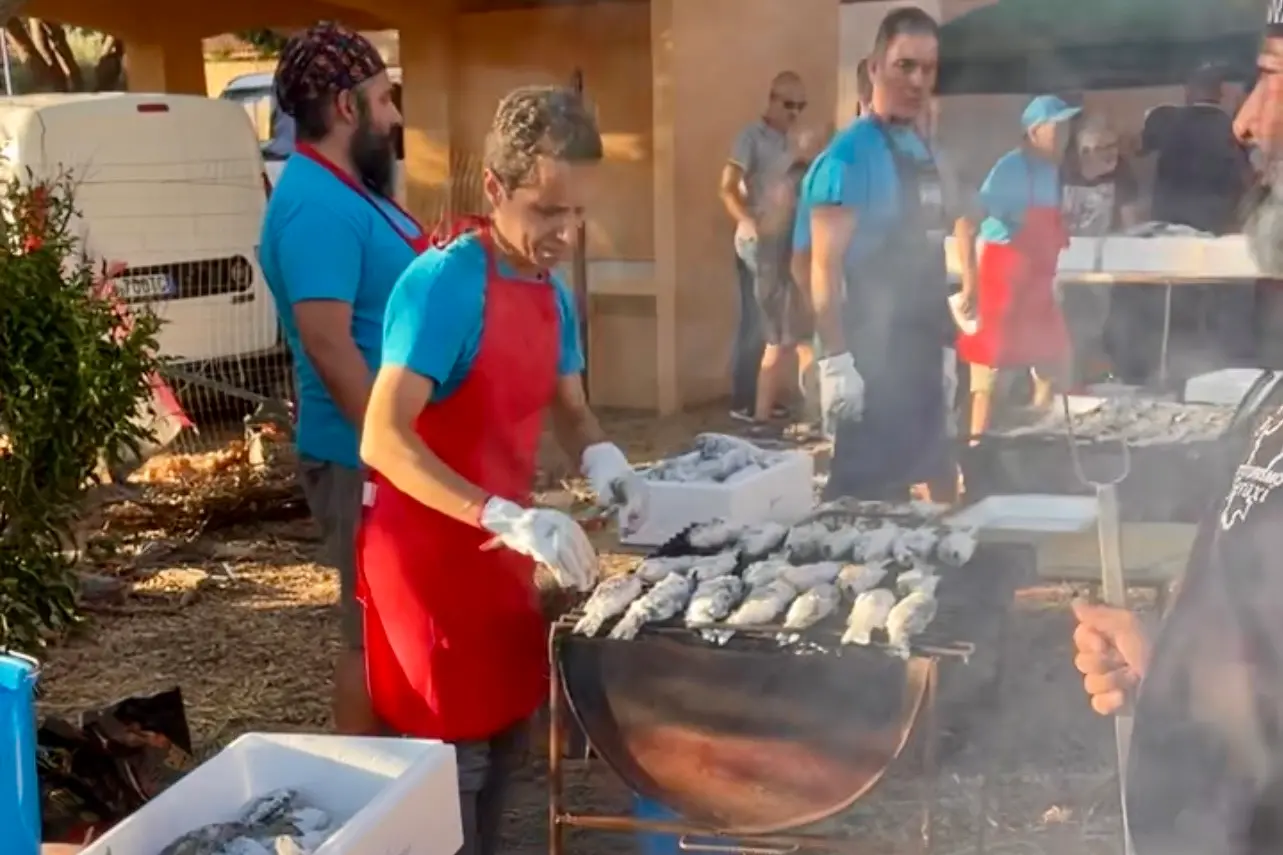 San Priamo, la sagra del pesce arrosto