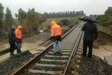 Il terreno ha ceduto sotto i binari tra San Gavino e Pabillonis