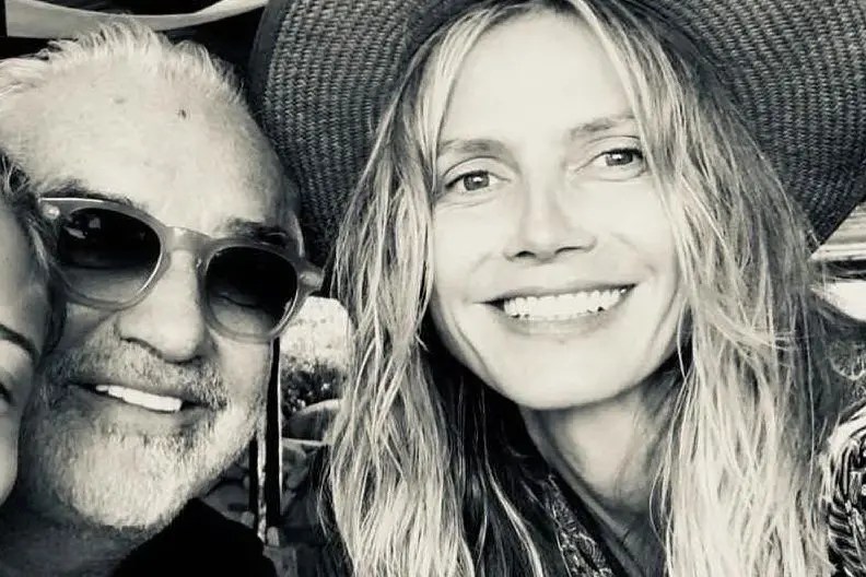 Un dettaglio dello scatto pubblicato da Heidi Klum su Instagram