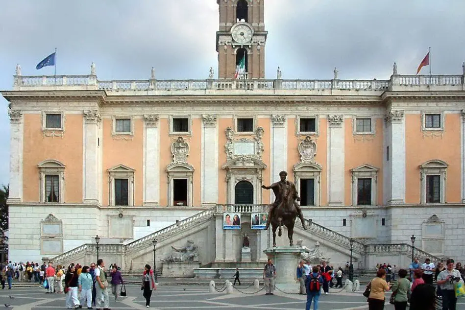 Il Campidoglio, sede del Comune di Roma (Wikipedia)
