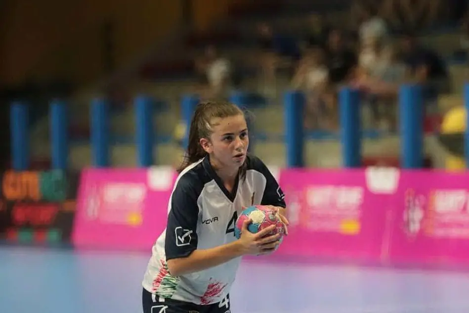 Luisella Podda in nazionale (Foto Isabella Gandolfi/Figh)