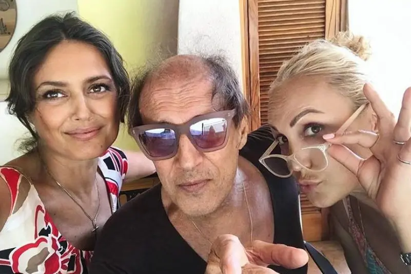 Rosita, Adriano e Alessandra Celentano (foto Instagram)
