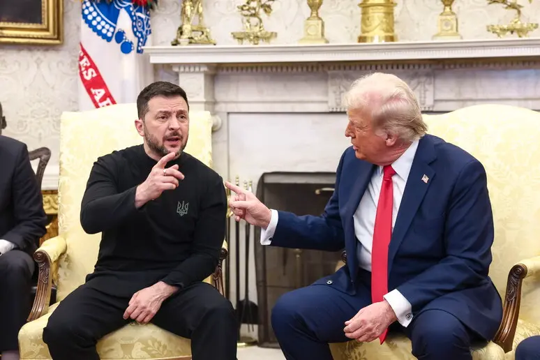Zelensky e Trump (foto Ansa)