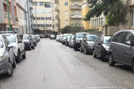 Via Francesco Porcellana a Sassari (foto Tellini)
