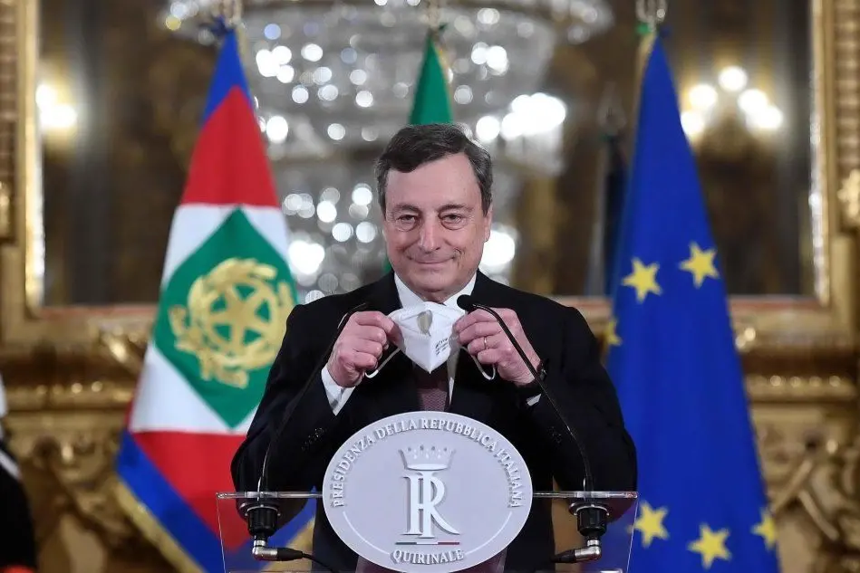 Mario Draghi (Ansa)